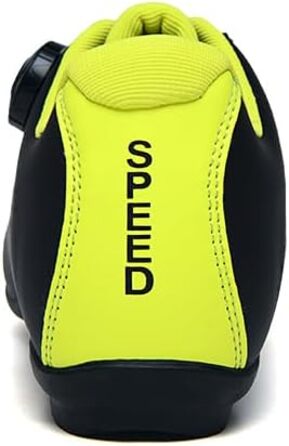 Велосипедні черевики для чоловіків та жінок, MTB, шосейні, крос-кантрі, тренувальні, спортивні, дихаючі, туристичні, для спін-байка, зеленого кольору (39 EU, чорний, зелений)