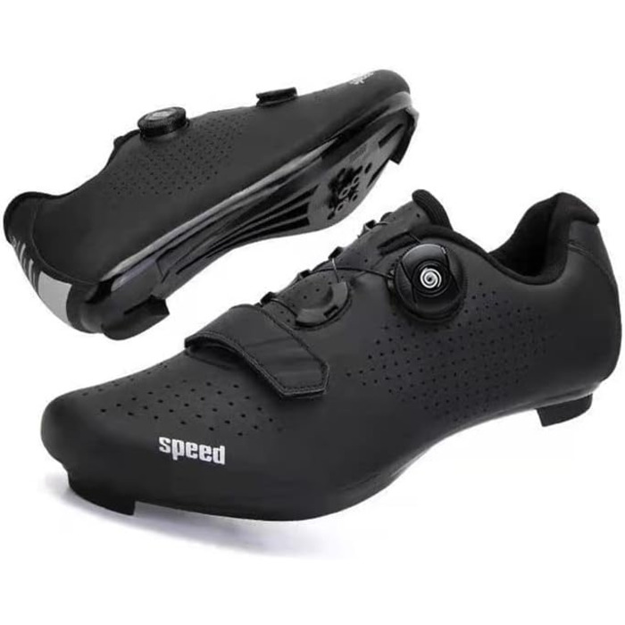 Велосипедні кросівки Msport для чоловіків та жінок – дихаючі, сумісні з Peloton, SPD, SPD-SL та Look Delta педалями (39 EU, N02)