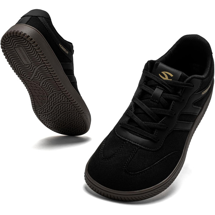 Кросівки HOBIBEAR Retro Style: Чоловічі/Жіночі, чорні, анатомічна колодка, легкі, для щоденного комфорту (46 EU)