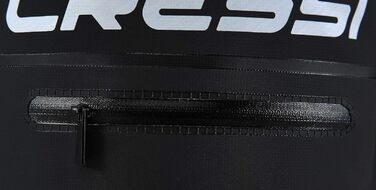 Водонепроникна сумка CRESSI для дайвінгу, плавання, риболовлі, катання на човні, каяку, рафтингу, кемпінгу та сноубордингу, чорна, 10 л