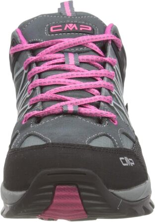 Жіночі трекінгові черевики CMP Rigel Low Wp, сіро-фуксія-айс, 43