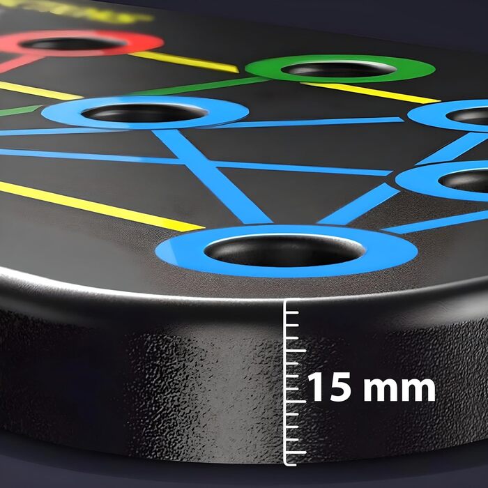 Дошка для віджимань Retoo Push up Board 13 в 1, складана та портативна, з 2 ручками для віджимань, неслизька дошка для тренування грудей для чоловіків/жінок, обладнання для домашніх тренувань