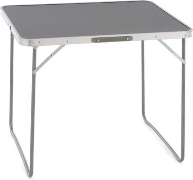 Складний стіл для кемпінгу SONLEX сірий 80x60x70 см з ручкою для перенесення, похідний, балконний