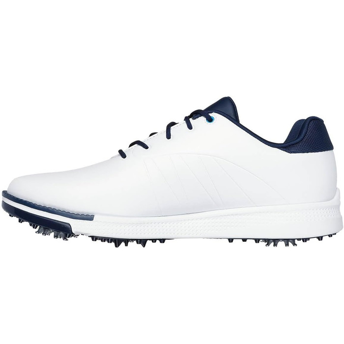 Чоловічі гольф-туфлі Skechers Tempo, водонепроникні, легкі, біло-морські (47.5 EU, широкі)