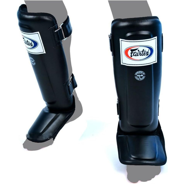 Захисні щитки Fairtex для гомілки та стопи, чорні, розмір M