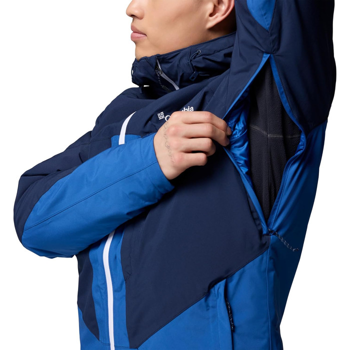 Куртка гірськолижна Columbia Powder Prime чоловіча (XL, Mountain Blue/Collegiate Navy) - водонепроникна, дихаюча