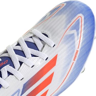 Кросівки футбольні Adidas F50 Pro FG Cloud White/Coral Red/Lucid Blue, 28 EU