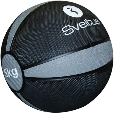 М'яч для фітнесу Sveltus 884 Medicine Ball 4 кг (чорний/оранжевий, вага: 4, 6, 8, 10 кг)