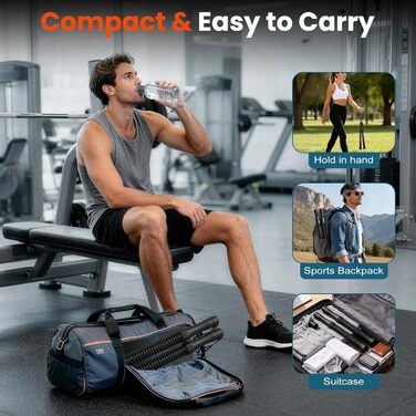 Скакалка Relife 2-в-1 для фітнесу: бездротова та з мотузкою для дому, схуднення, зміцнення тіла