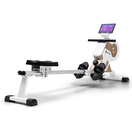 Capital Sports Row Shaper M1: Тренажер для дому з 8 рівнями магнітного опору, LCD-монітором та колесами, для кардіотренувань