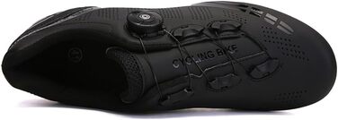 Жіночі велотуфлі для гірського велосипеда, зручні MTB-туфлі для занять у приміщенні, сумісні з SPD педалями (2 болти) з клітами, білі (36 EU, чорний)