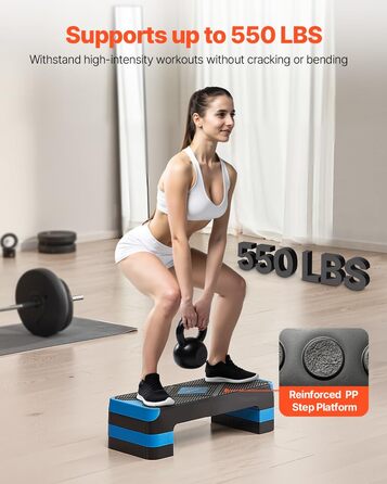 Платформа для аеробіки VEVOR (Блакитна)