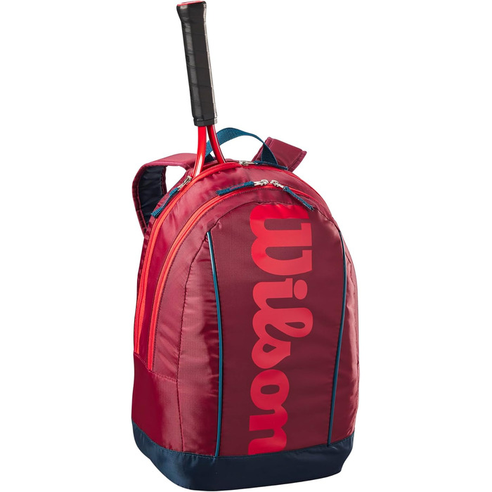 Дитячий тенісний рюкзак Wilson Junior, 2 відділення, до 2 ракеток, червоний