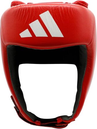 Захисний боксерський шолом adidas IBA, унісекс, червоний, розмір S