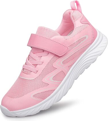 Дитячі кросівки Raoendis для хлопчиків та дівчаток - спортивні, для занять у залі, легкі, з дихаючим матеріалом (29 EU, Рожевий)