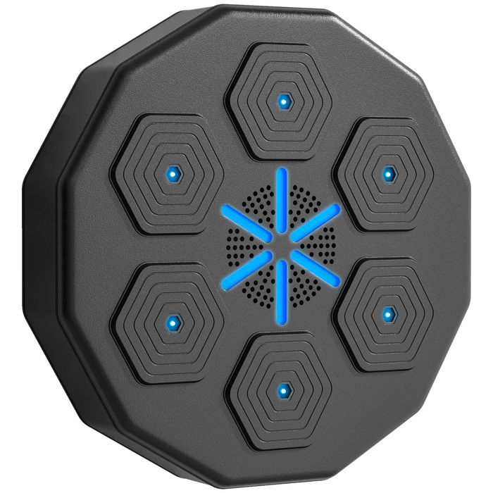 Електронний боксерський верстат Bluetooth SPORTNOW з музикою та світлодіодом, настінна розумна боксерська мішень для дорослих, чудово підходить для домашніх вправ