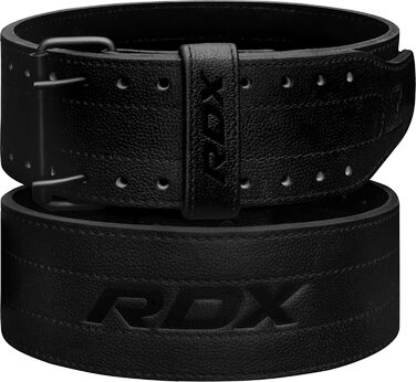 Шкіряний пояс для пауерліфтингу RDX, сертифікований IPL та USPA, 10 мм і 13 мм, регульований, для важкої атлетики, фітнесу, бодібілдингу, чоловічий і жіночий