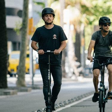Велосипедний шолом Pank для дорослих з LED підсвіткою, додатковими подушками, регульованим розміром M (55-58 см), для електросамоката, скейтборду, міський, матовий сірий