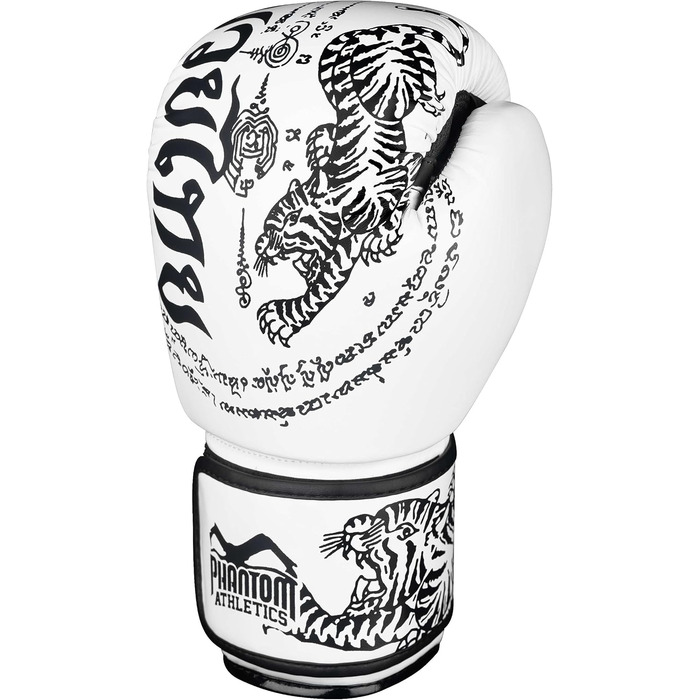 Боксерські рукавички Phantom Athletics для чоловіків, жінок та дітей - Муай Тай, ММА, Кікбоксинг. 10-16oz. Білі.