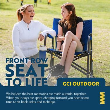 GCI Outdoor Rocker XL: розкладний крісло-гойдалка для відпочинку на природі та кемпінгу