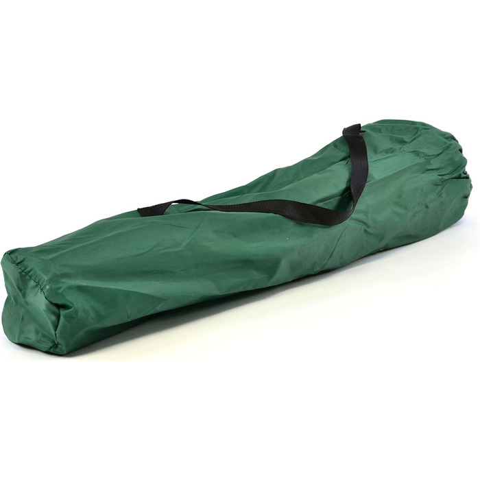 Туристичний стул Divero: складаний, для риболовлі, з підголовником, зелений (до 130 кг)