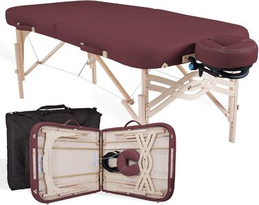 Преміум переносний масажний стіл Earthlite Spirit, делюкс-оббивка, підголівник Flex-Rest, подушка Strata, сумка, 76,2×185,4 см, спа-комфорт