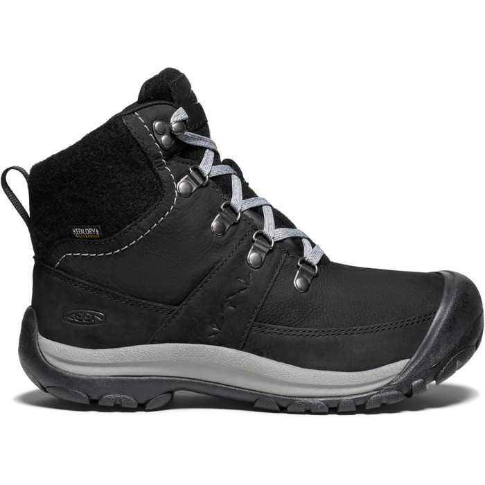 Черевики зимові KEEN Kaci 3 Mid Waterproof, жіночі, 39 EU, чорний/сталево-сірий