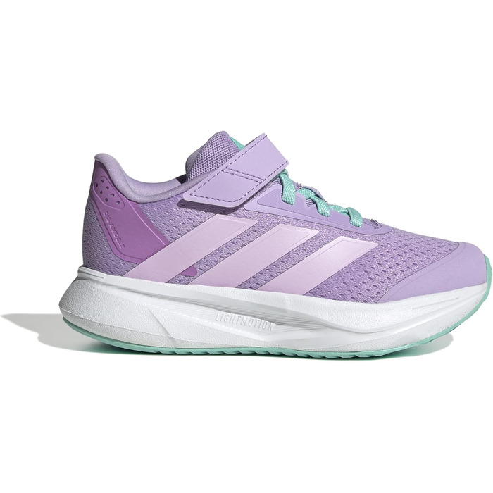 Дитячі кросівки Adidas Duramo SL2 Hook and Loop - унісекс, 34 EU, кольори: Powder Plum, Ice Lavender, Flash Aqua