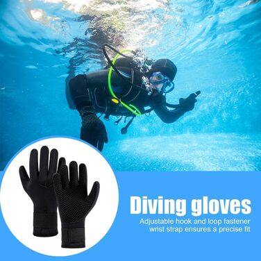 Рукавички для дайвінгу PDODO 3/5 мм, Неопренові, Теплі, Зі зчепленням, Розмір M (8,5-9 см)