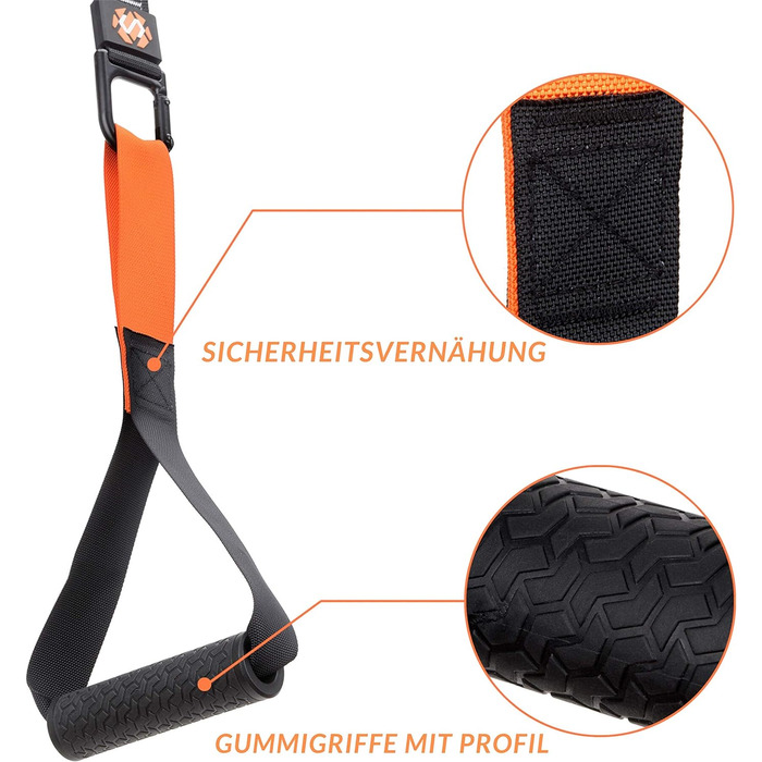 Преміум набір для тренувань Sling Trainer V.2025 з рушником, рюкзаком та інструкцією - підвісний тренажер для функціональних тренувань з кріпленням до дверей + сертифікат якості