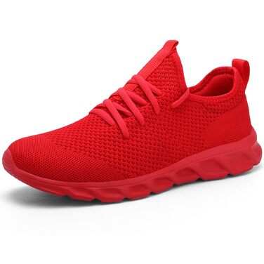 Чоловічі кросівки для бігу та фітнесу Walkingschuhe (дихаючі, червоні, 43 EU)