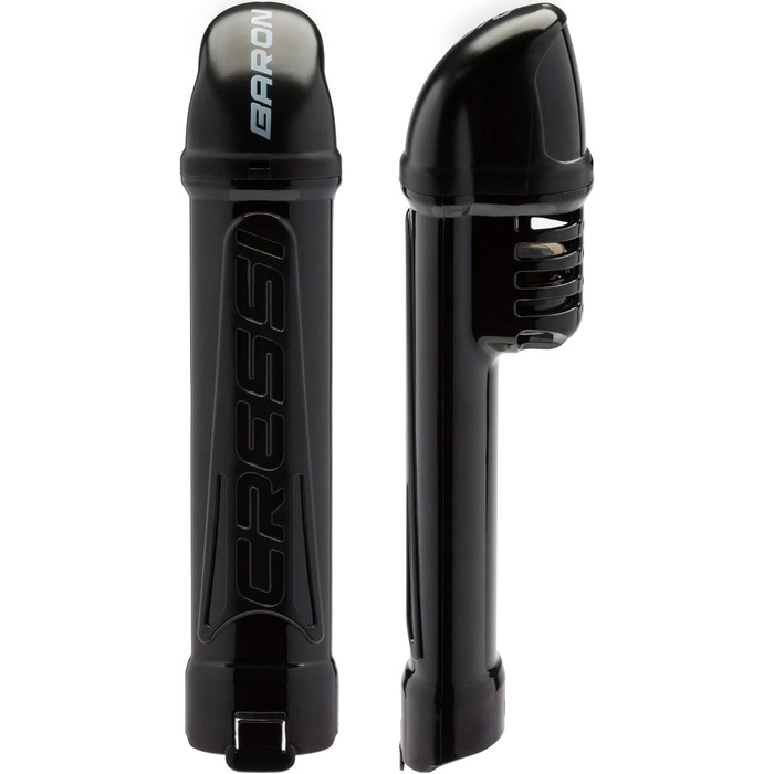 Маска для снорклінгу CRESSI Baron Full Face M/L чорна: повнолицева, антизапітнівальна, з клапаном та трубкою