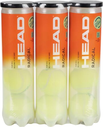 Тенісні м'ячі Head Radical, 3 туби по 4 шт, для гри