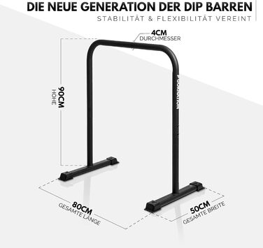 GORNATION Турнік для віджимань преміум-класу: регульований турнік для дому та вулиці, стійкий та зручний