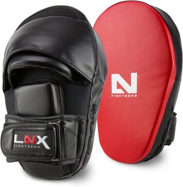 LNX Пади для рук Performance Pro – зігнуті, для професійного тренування боксу, кікбоксингу, муай тай, ММА