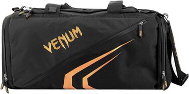 Спортивна сумка Venum Trainer Lite Evo унісекс, чорна з золотом, універсальний розмір