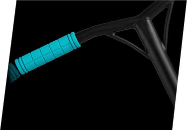 SOKE Evo: Скутер для екстремального катання в скейтпарку – ABEC-9 підшипники з вуглецевого волокна, сталеві, PU-колеса 88A, Y-образний кермо з TPR-покриттям, алюмінієва дека (чорний/синій)