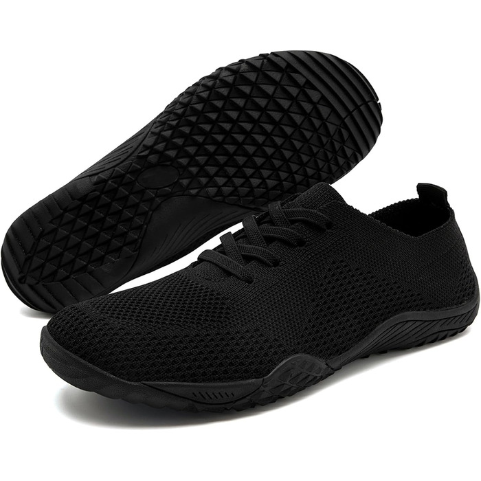 Жіночі кросівки Barfuss - легкі та зручні тапочки для дому та занять спортом, чорного кольору, розмір 39 EU