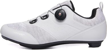 Велосипедні черевики для чоловіків та жінок: гірські, шосейні, сумісні з Peloton, Look ARC Delta, SPD, SPD-SL. Розмір 43 EU, сірі