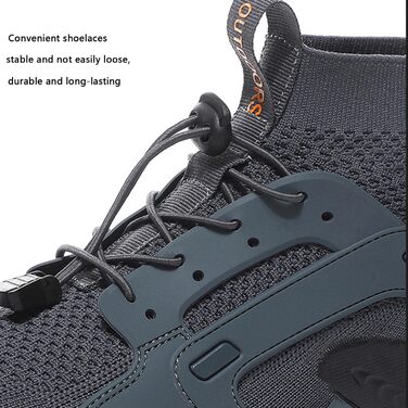 Туризм: чоловічі та жіночі трекінгові черевики VTASQ. Легкі, дихаючі, антиковзкі. Для хайкінгу, трекінгу та трейлраннінгу. Розмір 40 EU, сірий колір