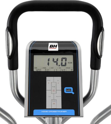 Еліптичний тренажер BH Fitness Quick, білий/чорний/синій, універсальний