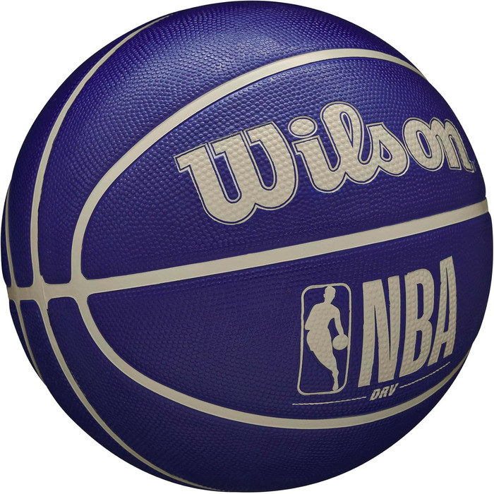М'яч баскетбольний Wilson NBA DRV Outdoor - розміри 3, 5, 6, 7 (індиго/бежевий)