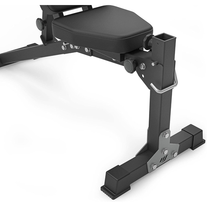 Регульована лавка для жиму Marbo Sport MS-L114, складна, чорна, виробництво ЄС