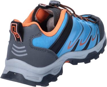 Дитячі водонепроникні черевики CMP Byne Low WP для прогулянок, антрацит, кислотно-зелений (30 EU, синій Reef)