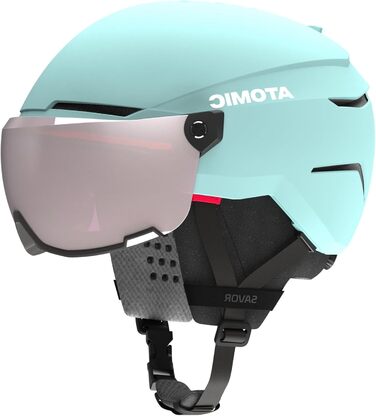 Лижний шолом ATOMIC Savor Visor JR бірюзовий 51-55 см для дітей