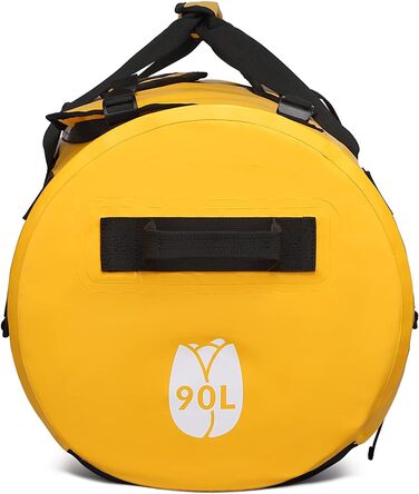 Велика спортивна сумка Duffel 90L, водонепроникна, для чоловіків, рюкзак та дорожня сумка, жовта