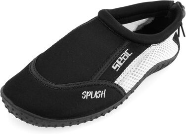 SEAC Splash: Швидкісні аквашузи для дорослих та дітей, для моря, пляжу та басейну (Чорно-білі, 28 EU)