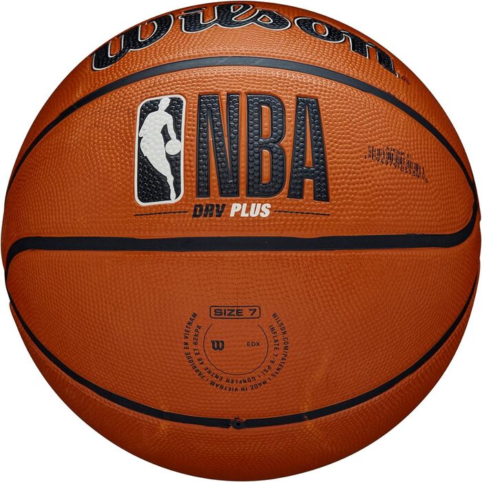 Баскетбольний м’яч Wilson NBA Drv Plus 5, коричневий, універсальний
