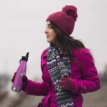 Термос AORIN з вакуумною ізоляцією, 350/500/750 мл, дитяча та спортивна пляшка для води, BPA Free, зберігає холод 24 год і тепло 12 год, для школи, спорту, фітнесу, велоспорту, аутдору