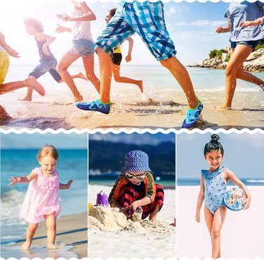 Дитячі шльопанці Hanani для плавання та відпочинку на пляжі: легкі, швидковисихаючі, чорно-помаранчеві (33 EU)